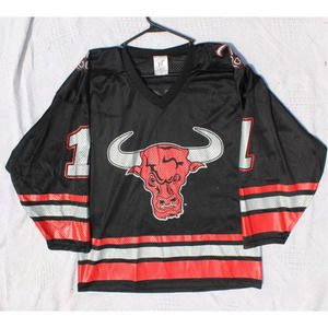 NWOT Vintage WWF The Rock People's Champ Hockey Jersey Size 46 Medium